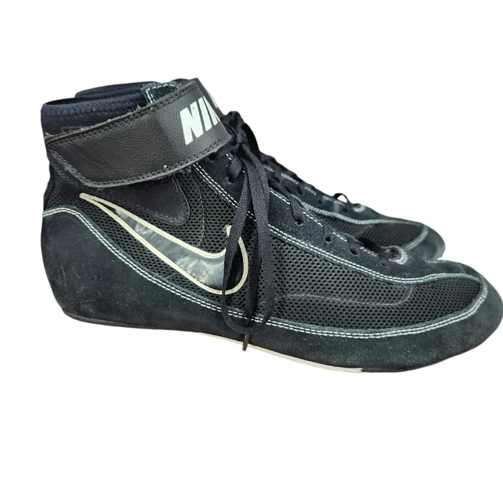 Nike Speed Sweep VII Wrestling Shoes Mens 11.5‎ Black Boxing Shoes 366683-001